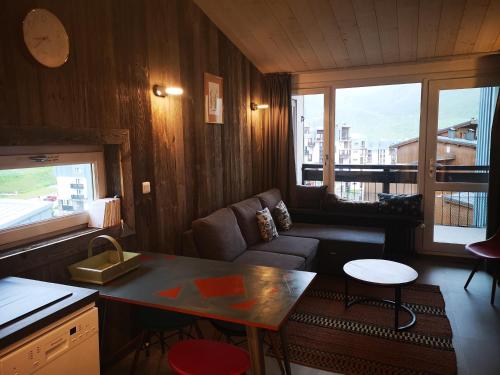 Stunning view crossing apartment - 1 bedroom + mezzanine - 5pax - Tignes Val Claret
