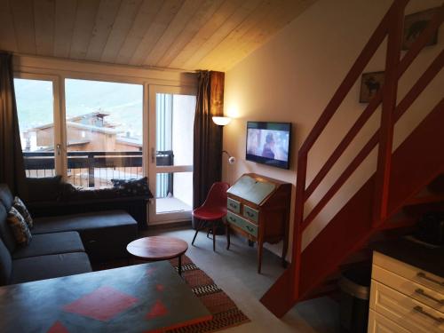 Stunning view crossing apartment - 1 bedroom + mezzanine - 5pax - Tignes Val Claret