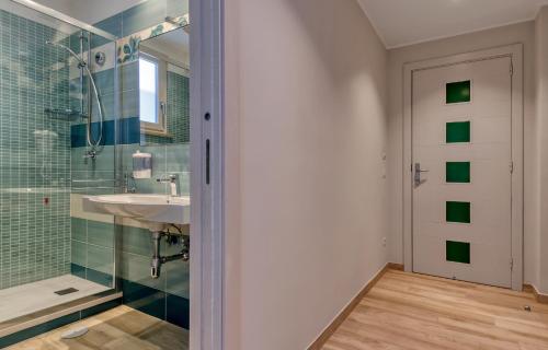 Koupelna v ubytování Tiffany Suites