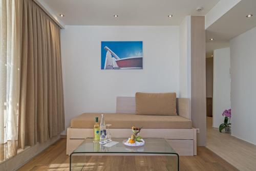 Posezení v ubytování Kriti Beach Hotel