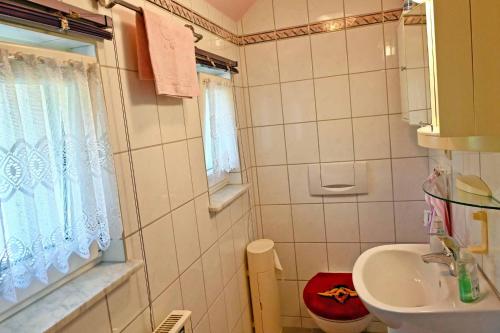 Koupelna v ubytování Ferienwohnung Tammer