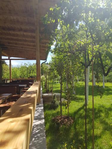 Zahrada ubytování Bed & Breakfast Sjaj