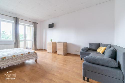 Posezení v ubytování Hostel Katowice Centrum