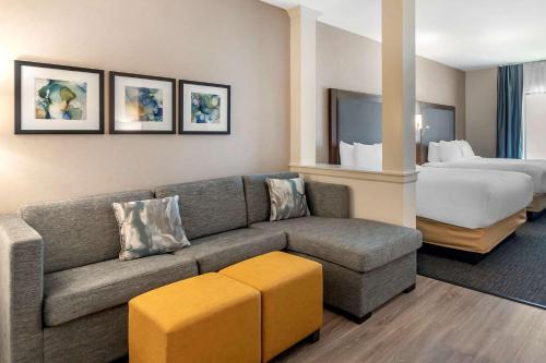 Ruang duduk di Comfort Suites Grandview - Kansas City