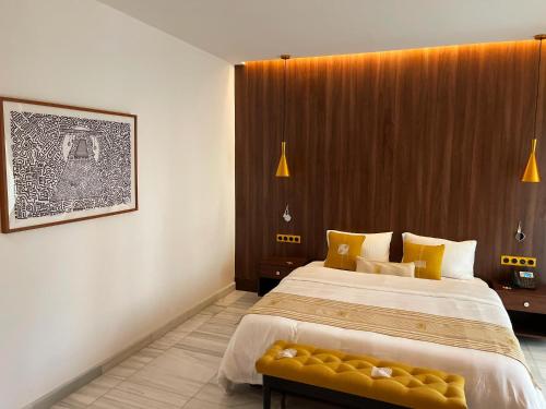 Giường trong phòng chung tại ART Residence
