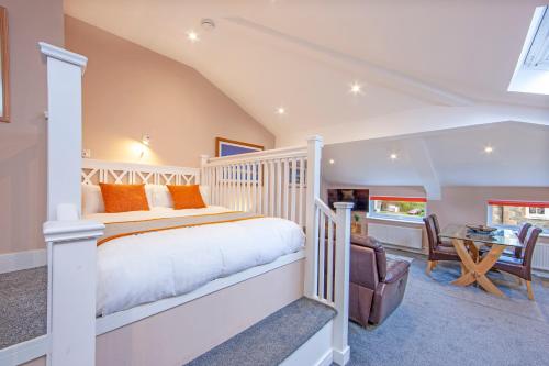 Postel nebo postele na pokoji v ubytování Premium Studio Apt B in Oban Town
