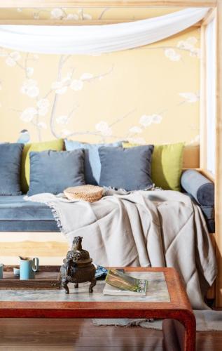 Χώρος καθιστικού στο Tianjin G'apartment - Five Great Avenues