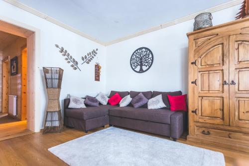 Posezení v ubytování Hilltop Appartement