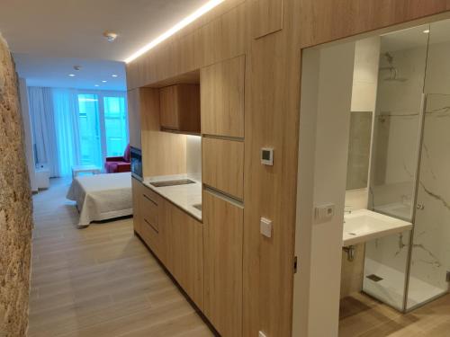 Kúpeľňa v ubytovaní Apartamentos A pousa do Asma