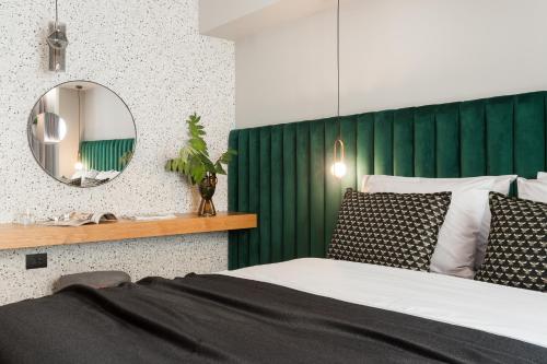 11 Enteka Acropolis Suitesにあるベッド