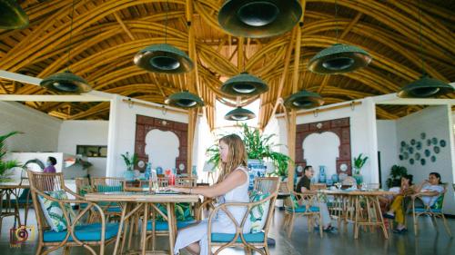 Restaurace v ubytování Lotus Bungalows