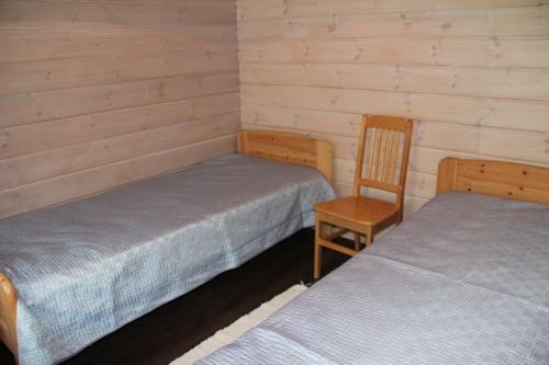 Postel nebo postele na pokoji v ubytování Villa-Anneli