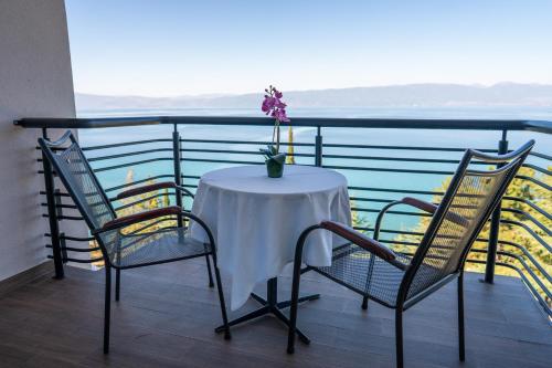 A balcony or terrace at Inex Olgica Hotel & SPA