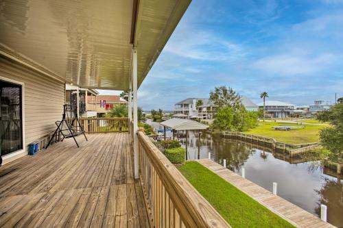 Waterfront Bay St Louis Home with Deck, Dock