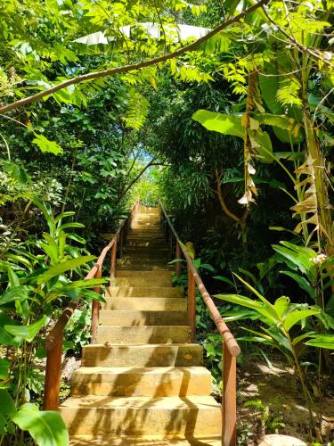 Taman di luar Pousada Boutique Sitio das Jaqueiras-Vista Rio Mar