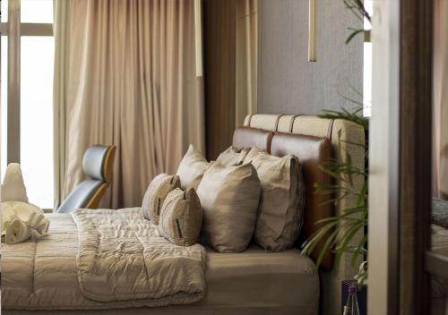 Posezení v ubytování High City Villa VIP