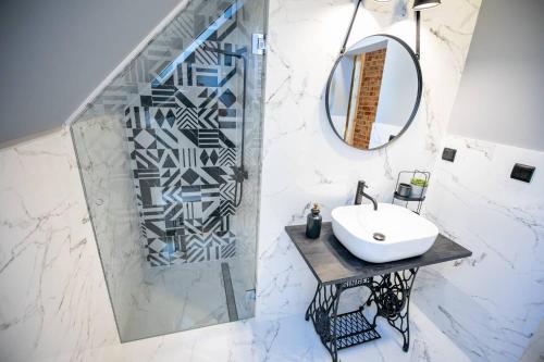 Kúpeľňa v ubytovaní Loft Króla Kazimierza