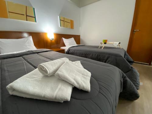 Cama o camas en una habitación en UNU 918 Moema: Wi-Fi, Gimnasio, Maid, Metro +