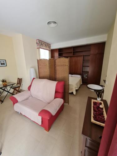 Postel nebo postele na pokoji v ubytování Apartamento Plaza de la Corredera