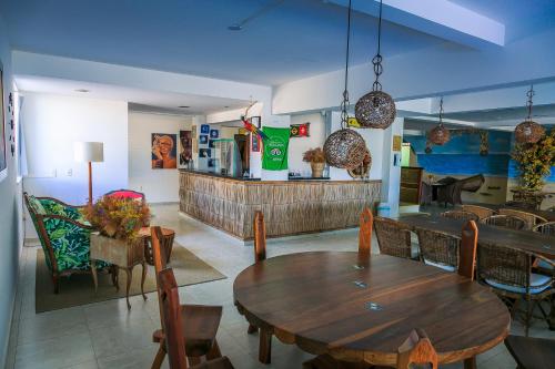 Un lugar para sentarse en Pousada Cocoa