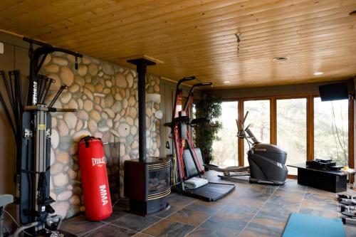 Fitness centar i/ili fitness sadržaji u objektu Spectacular Mountain Top Property