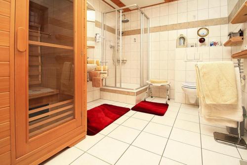 Koupelna v ubytování Holiday flat, Clausthal-Zellerfeld