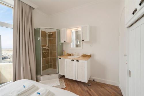 Et badeværelse på Residence Palace Style app in a unique building