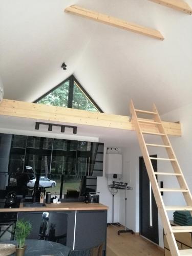 Kuchyň nebo kuchyňský kout v ubytování Domek Quatro Brzezinki