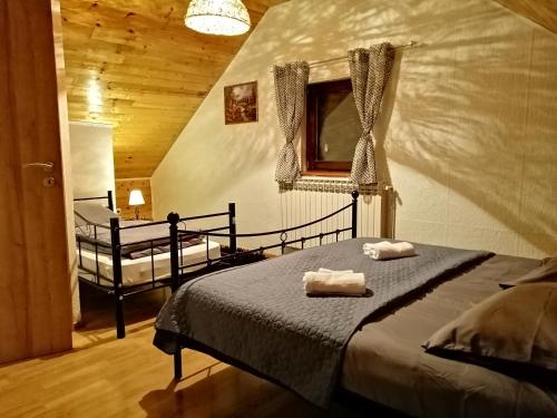 Ένα ή περισσότερα κρεβάτια σε δωμάτιο στο Holiday Home Jurin Raj