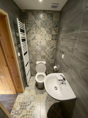 Kúpeľňa v ubytovaní Penzion Kupfer