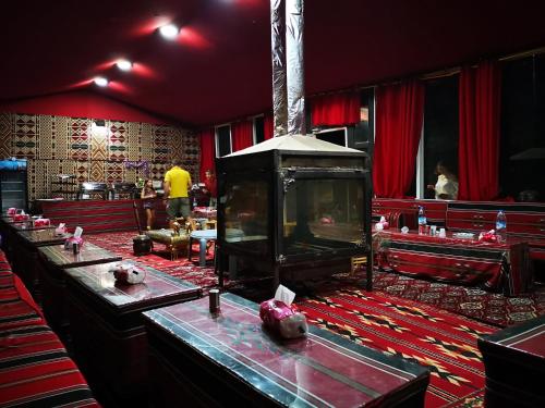 Zona de estar de Beyond Wadi Rum Camp