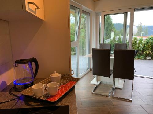 Un lugar para sentarse en Chalet Mia in Wängle bei Reutte