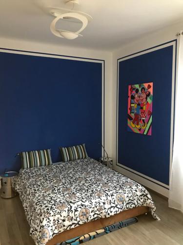 Postel nebo postele na pokoji v ubytování Silvio Pellico