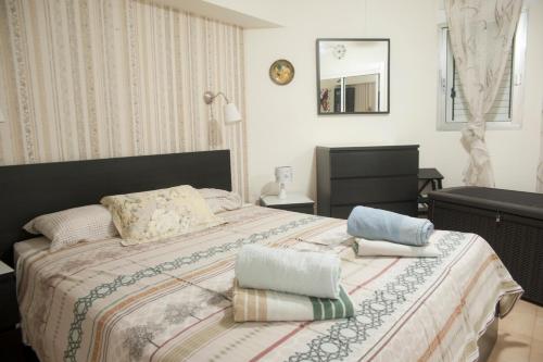 Postel nebo postele na pokoji v ubytování Paraiso del sur suite