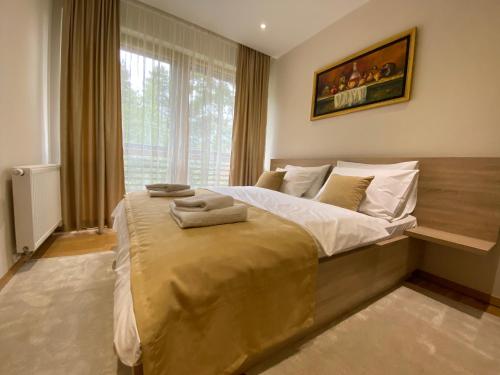 Llit o llits en una habitació de Rujna gora