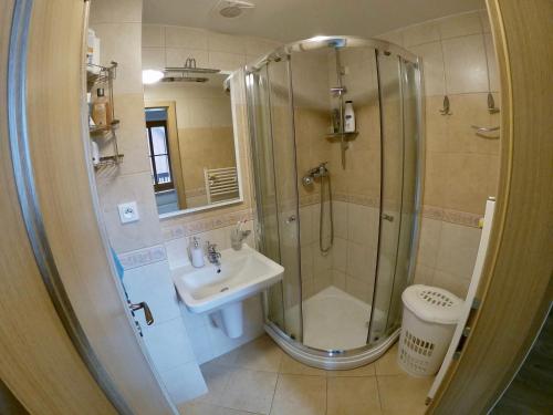 Koupelna v ubytování Apartmán 812_Nová Pec