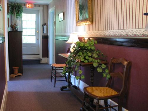 Χώρος καθιστικού στο Bayside Inn