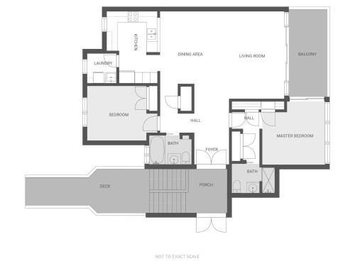 a floor plan of a house at Quarterdeck 23 in Lennox Head