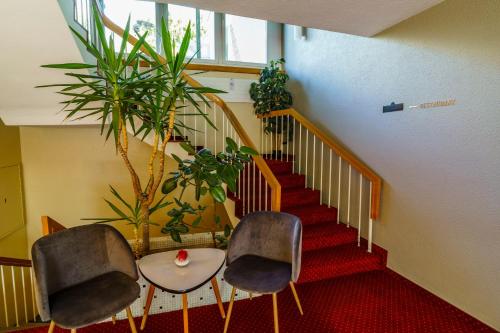 Posezení v ubytování Seeblick SMART Hotel Rössli