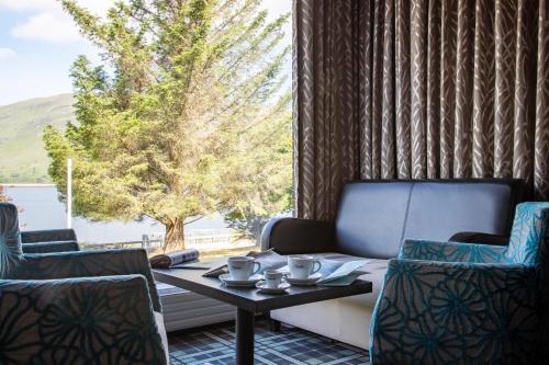 A seating area at The Caledonian Hotel 