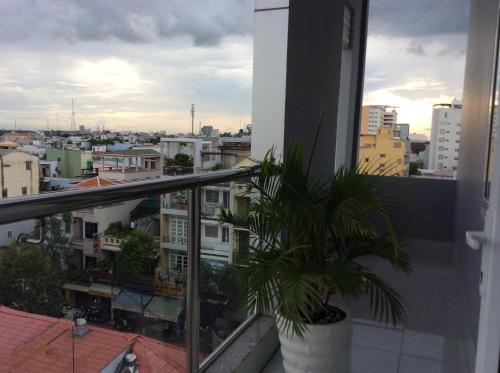 Un balcón o terraza de Hau Giang 2 Hotel Cần Thơ