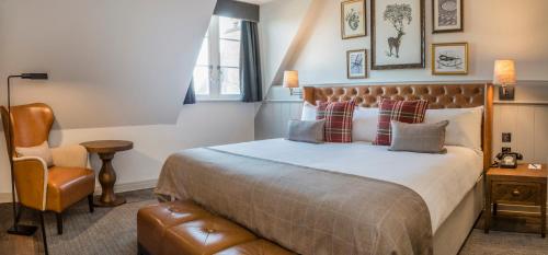Letto o letti in una camera di De Vere Tortworth Court