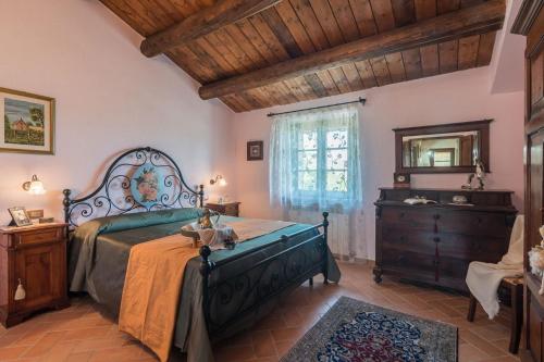 Ліжко або ліжка в номері Villa Doriana 6