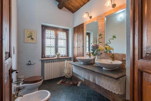 Phòng tắm tại Villa Doriana 6