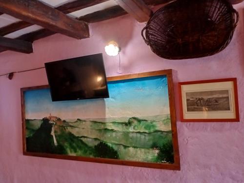 TV a/nebo společenská místnost v ubytování B&B Bellavista
