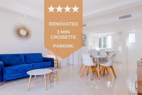 2Br 3 min from the center & the Croisette