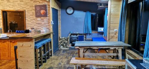 Kuchyň nebo kuchyňský kout v ubytování Casa de campo Jaulares