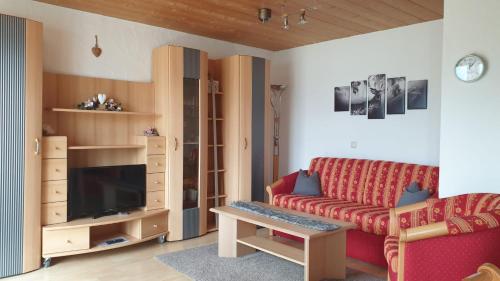 Posezení v ubytování Landhaus Amberg Hopfen am See // Hopfensee // Füssen