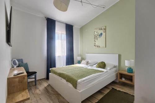 Postel nebo postele na pokoji v ubytování Villa Tea