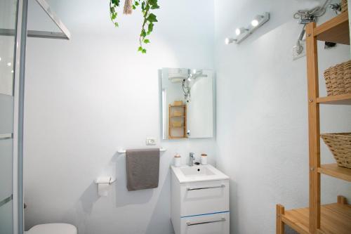 Vonios kambarys apgyvendinimo įstaigoje Casa Salazar